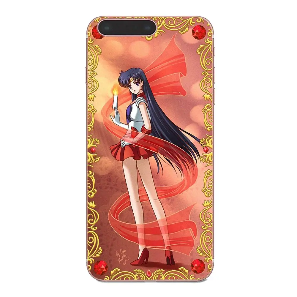 Мягкий чехол для Galaxy J1 J2 J3 J330 J4 J5 J6 J7 J730 J8 2015 2016 2017 2018 mini Pro Sailor Moon Mars|Чехлы-накладки| |