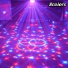 24 W Control de sonido etapa luz 8 colores 220 V 110 14 + 3 modos LED Magic Crystal Ball lámpara DMX Disco luz láser boda fiesta lámpara ► Foto 1/6