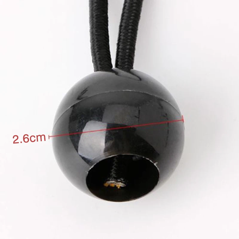 10pcs Ball Bungee Cord 6 Inch Tie Down White Red Black,Elastic Binding Tape,Luggage Rubber Elastic Rope,bondage Ropes