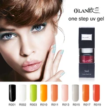 Olan 1 pieces lot long lasting one step gel nail polish 3 in 1 gel varnishes