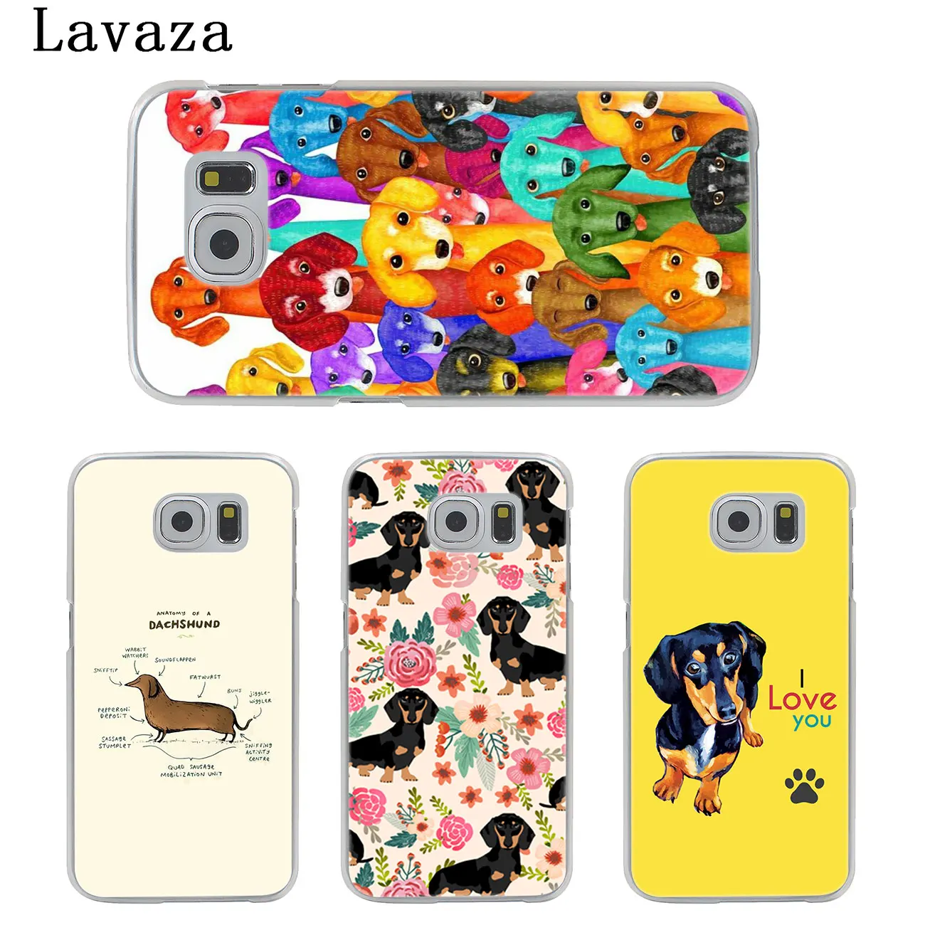 Чехол для телефона лаваза такса с собаками Samsung Galaxy S20 Ultra S10 Lite S10E S6 S7 Edge S8 S9 Plus A51 A71