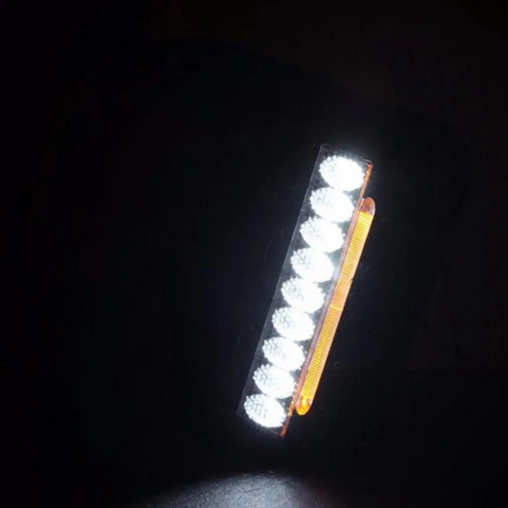 

2pcs LED Side View Cover Reversing Signal Lamps for JEEP for Wrangler Yellow/White Light Guide Rearview Mirror Lamps