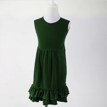 

Girl party wear western dress sweet baby girls baby girls birthday dresses button double ruffle sleeveless dress