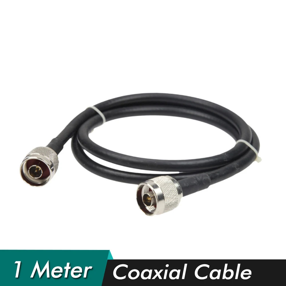 1 Meter Coaxial Cable N Male Connector Low Loss Signal 1M Cable Connect with Outdoor/Indoor Antenna and 2G/3G/4G Signal Booster