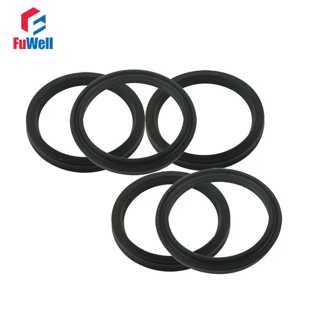 NBR Black Hydraulic Pump Oil Seal 60x70x6mm USH Piston Seal Ring For