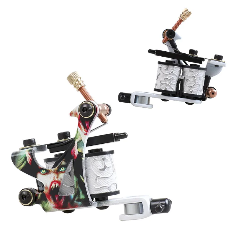 مبتدئا كاملة الوشم كيت آلات بندقية الأسود الحبر مجموعة امدادات الطاقة القبضات الجسم أدوات الرسم مجموعة تجميل دائم الوشم مجموعة