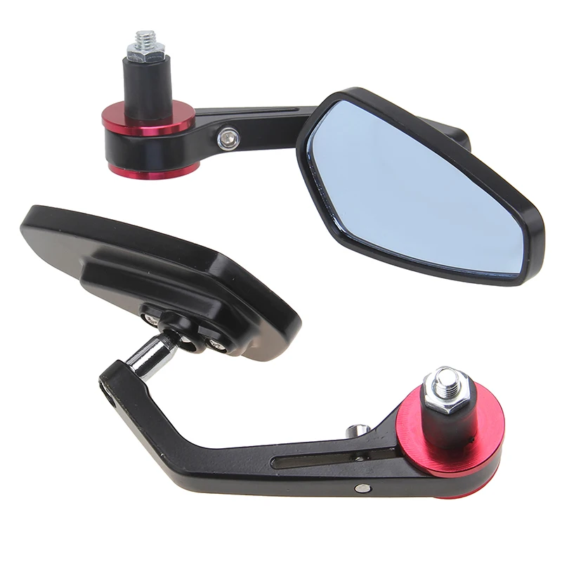 1 Pair 7/8" Universal Mirrors Motorcycle Accessories Handle Bar End