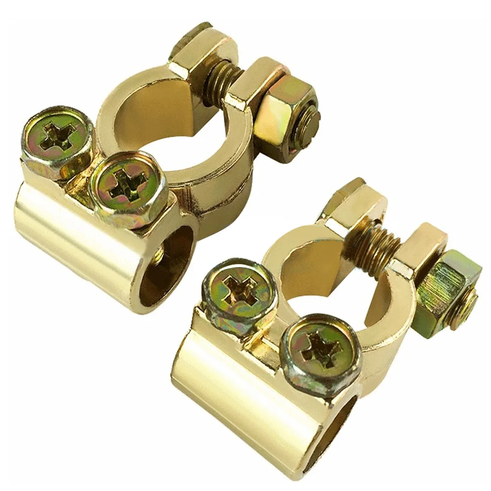

2pcs 12V Auto Car Battery Terminal Connector Battery Pair of Quick Release Battery Terminals Clamps For Car Caravan