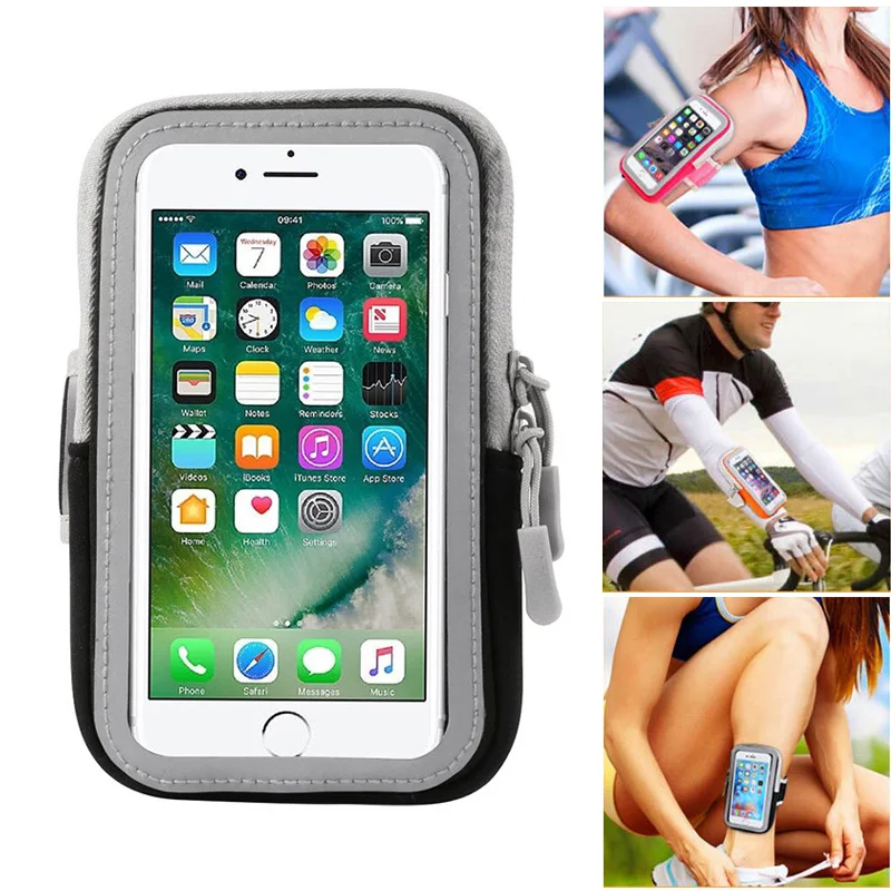 

Fly Life Compact 4G Sports Bag Running Waterproof Pocket Jogging Phone Holder For Fly Nimbus 15 FS457 Arm band Pouch On hand