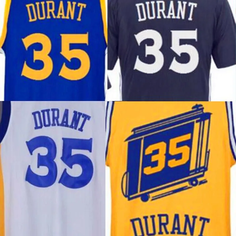Новый игрок № 35 Кевин Дюрант Джерси Сшитые Оптовая быть Высокого Качества | Спорт