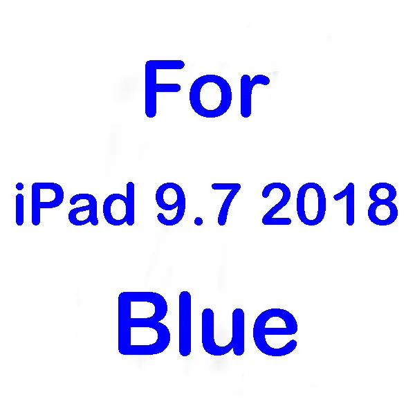 Xundd противоударный чехол для iPad Pro 10,5 11 дюймов прозрачный Анти-осенний защитный чехол для планшета для iPad 9,7 / Mini 4 - Цвет: for 2018 9.7-Blue