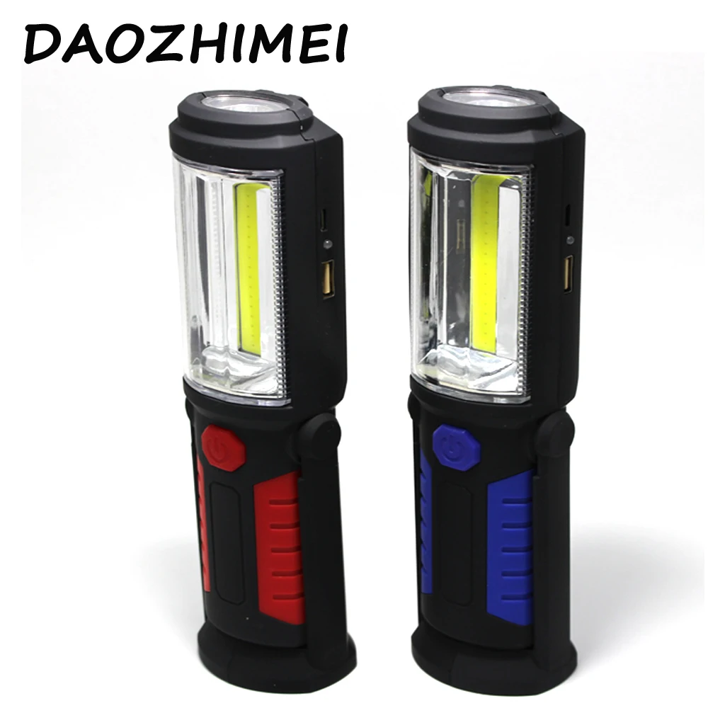 New Multifunction USB Charging LED Flashlight,Outdoor Work Stand Light