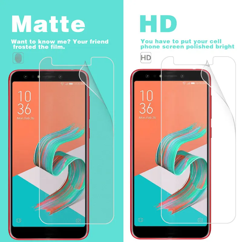 HD прозрачная глянцевая пленка для Asus Zenfone 5 Lite ZC600KL SD630 6 в матовой пленке Защитная