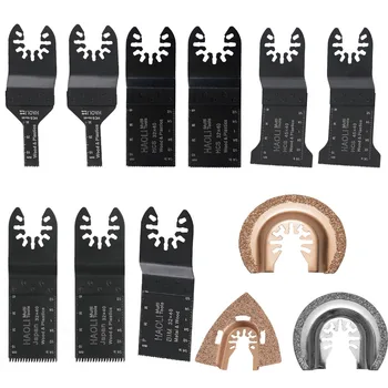 

12pcs/set Oscillating Tool Saw Blades Accessories Fit for Multimaster Renovator Power Tools as Fein, Dremel etc