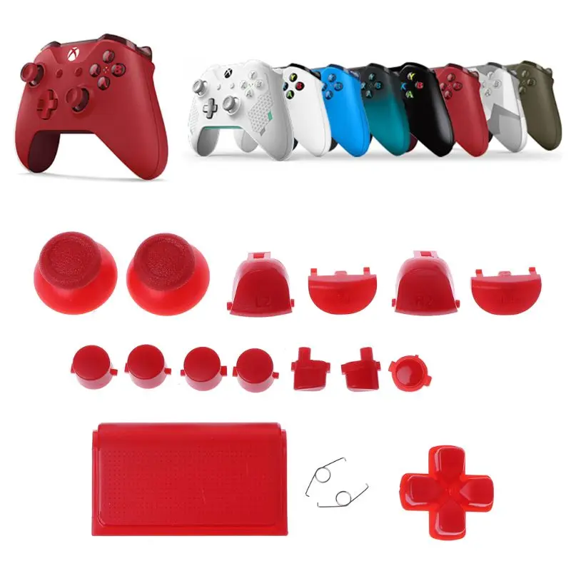 

Full Sets Replacement Parts Buttons for PlayStation 4 Dualshock 4 PS4 PRO Controller JDM JDS 040 R2 L2 R1 L1
