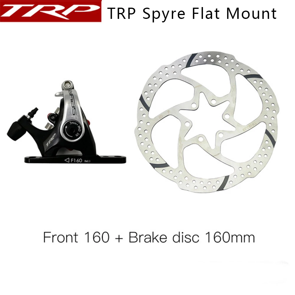 TRP-Spyre-Flat-Mount-Mechanical-Dual-Side-Actuation-Road-Disc-Brake-Caliper-SPYRE-Front-Rear-160mm-(3)