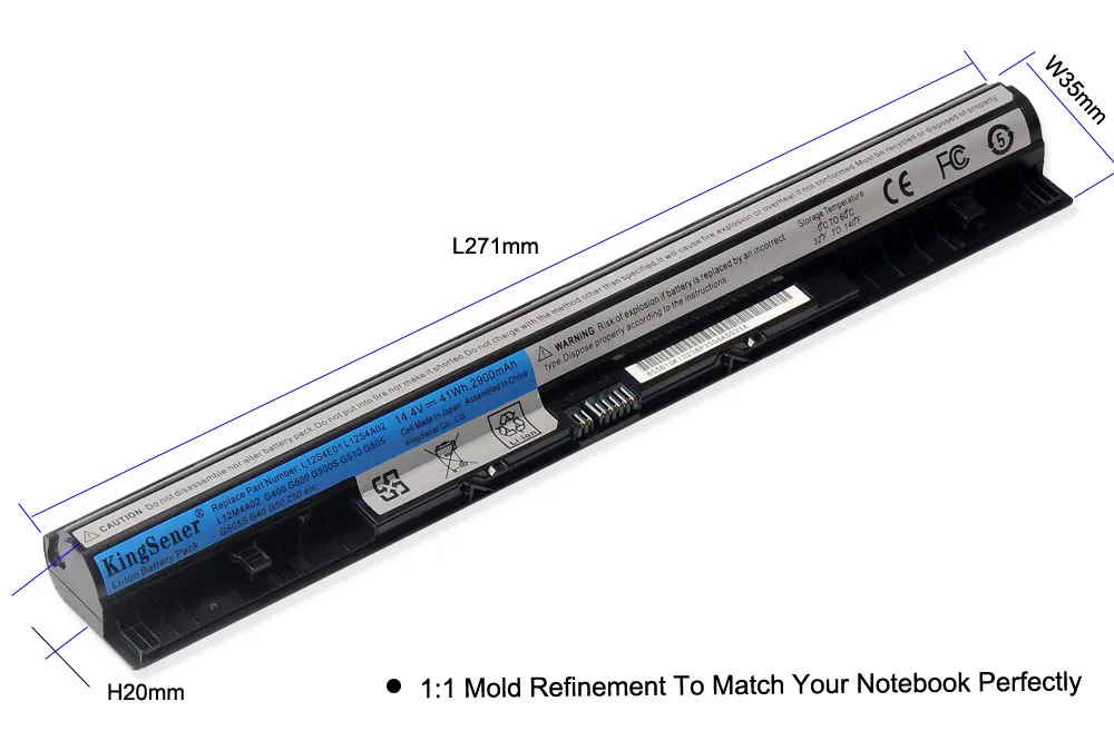 KingSener L12S4E01 ноутбук Батарея для lenovo Z40 Z50 G40-45 G50-30 G50-70 G50-75 G50-80 G400S G500S L12M4E01 L12M4A02 L12S4A02