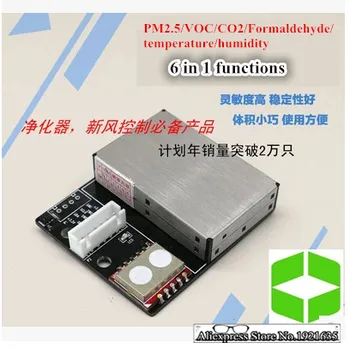 

PL2303 PM2.5 formaldehyde air quality detection sensor module temperature / humidity CO2/TVOC detection module