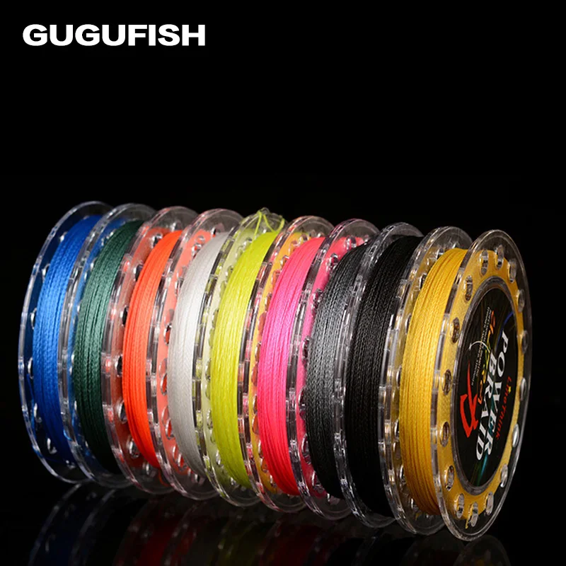 

GUGUFISH 100M PE Braided Fishing Line 4 Stands Quality Multifilament Fishing Braid 20LB-120LB