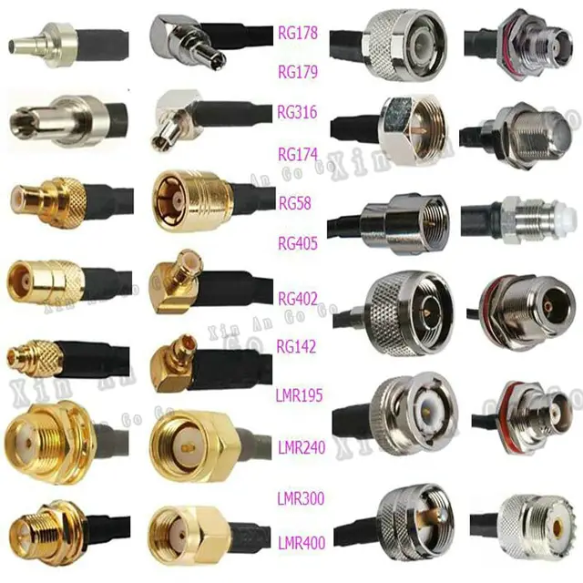 LMR400 Cable SMA Male to N Female LMR-400 Low Loss 50 Ohm