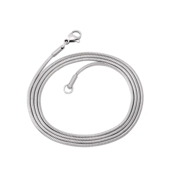 

IJC0001 Exquisite Jewelry Accessories Wholesale,1.5mm Snake Chain Necklace - Lobster Claw Clasp