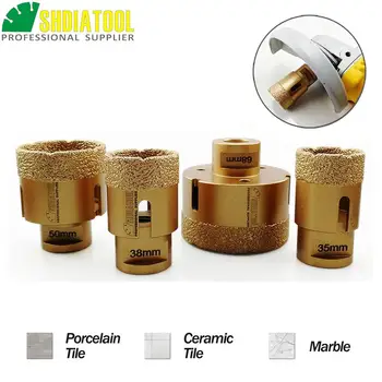 

SHDIATOOL 1pc M14 Vacuum Brazed Diamond Drilling Core Bit Dry Diamond Drill Bit Tile Hole Saw Stone Drill Bit Crown Drilling Bit