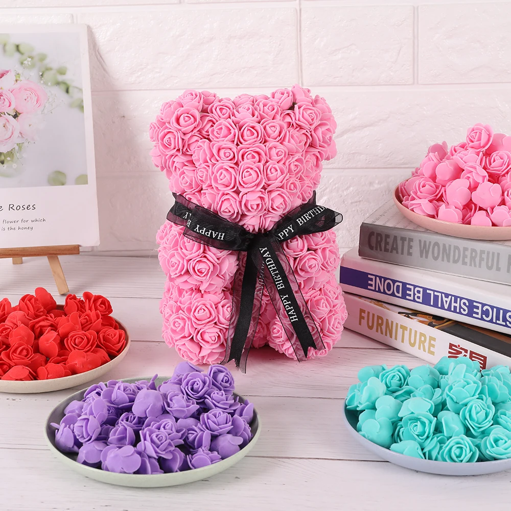 200pcs Cheap PE Mini Artificial Flowers for Home Wedding Decoration Accessories Fake Foma Bears Scrapbook Diy Wreath Needlework 200pcs Cheap PE Mini Artificial Flowers for Home Wedding Decoration Accessories Fake Foma Bears Scrapbook Diy Wreath Needlework
