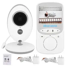 Детский монитор для безопасности ребенка VB605 Цифровой Беспроводной Детский монитор Ночной Датчик температуры ЕС штекер 100-240 в ночь