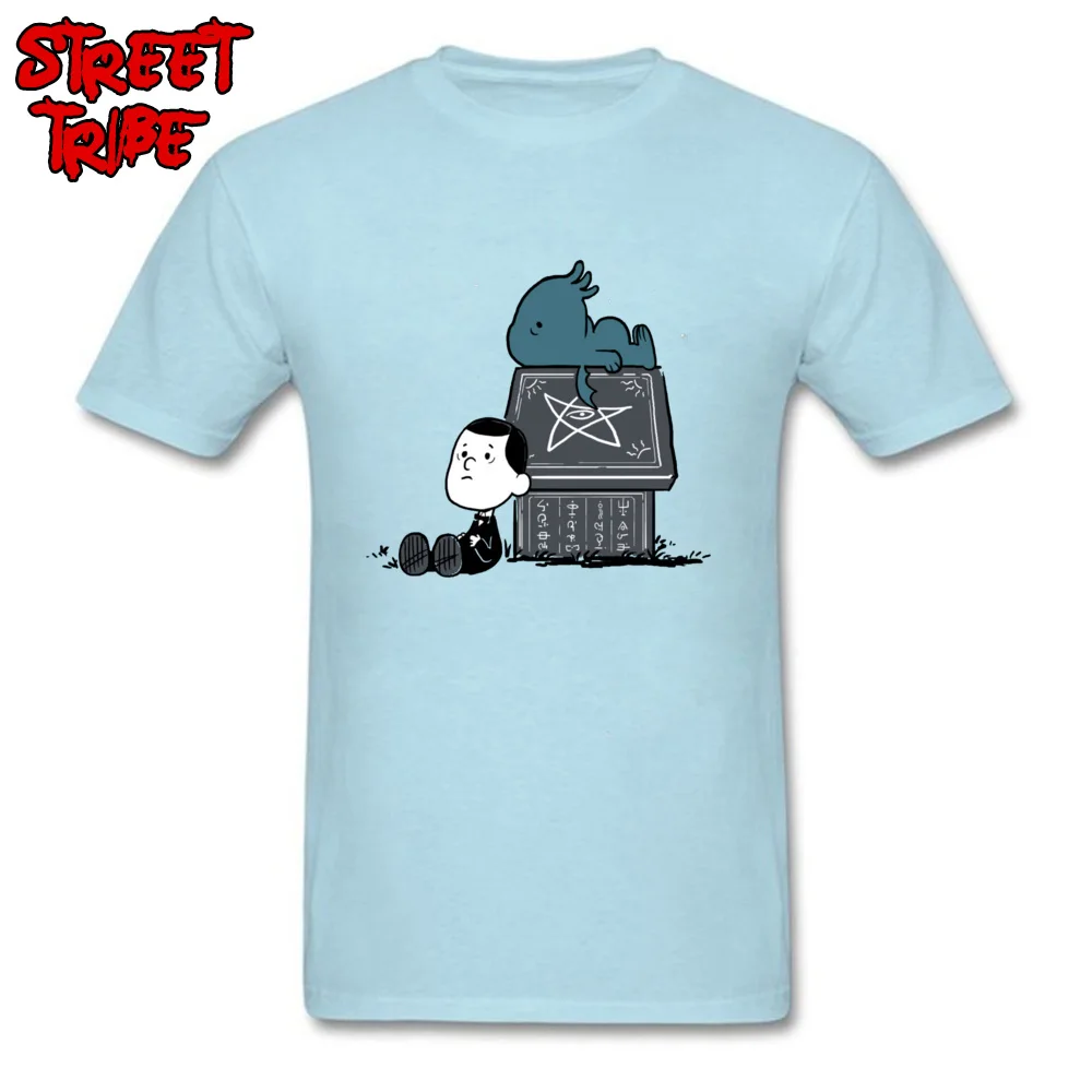 Call of Snoophulhu 3031 Crewneck Tshirts Mother Day Print Tops Shirt Short Sleeve 2018 New Fashion 100% Cotton Tees Mens Call of Snoophulhu 3031 light