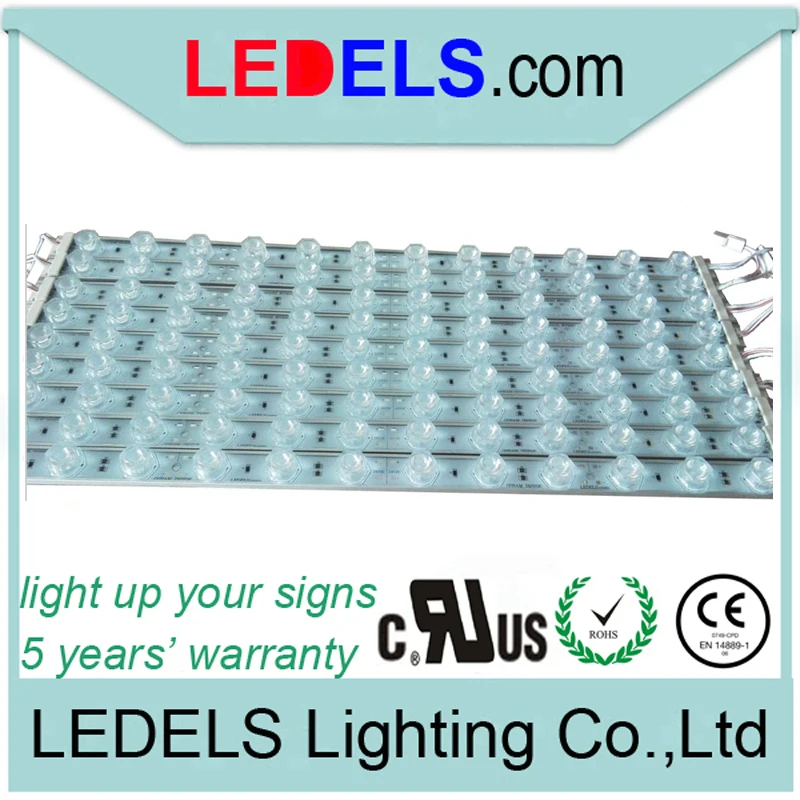 

10pcs/lot CE ROHS,24v dc 14.4w 12 leds Nichia/Osram edge emitting led modules led rigid bar for light box sign depth is 60~100mm