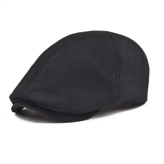 6 panel duckbill flat cap