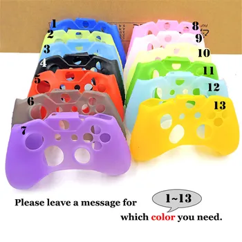 

For XBox One X S Controller Silicone Skin Case + Analog Thumb Stick Grip Cap for X Box One 1 X S Slim Joystick