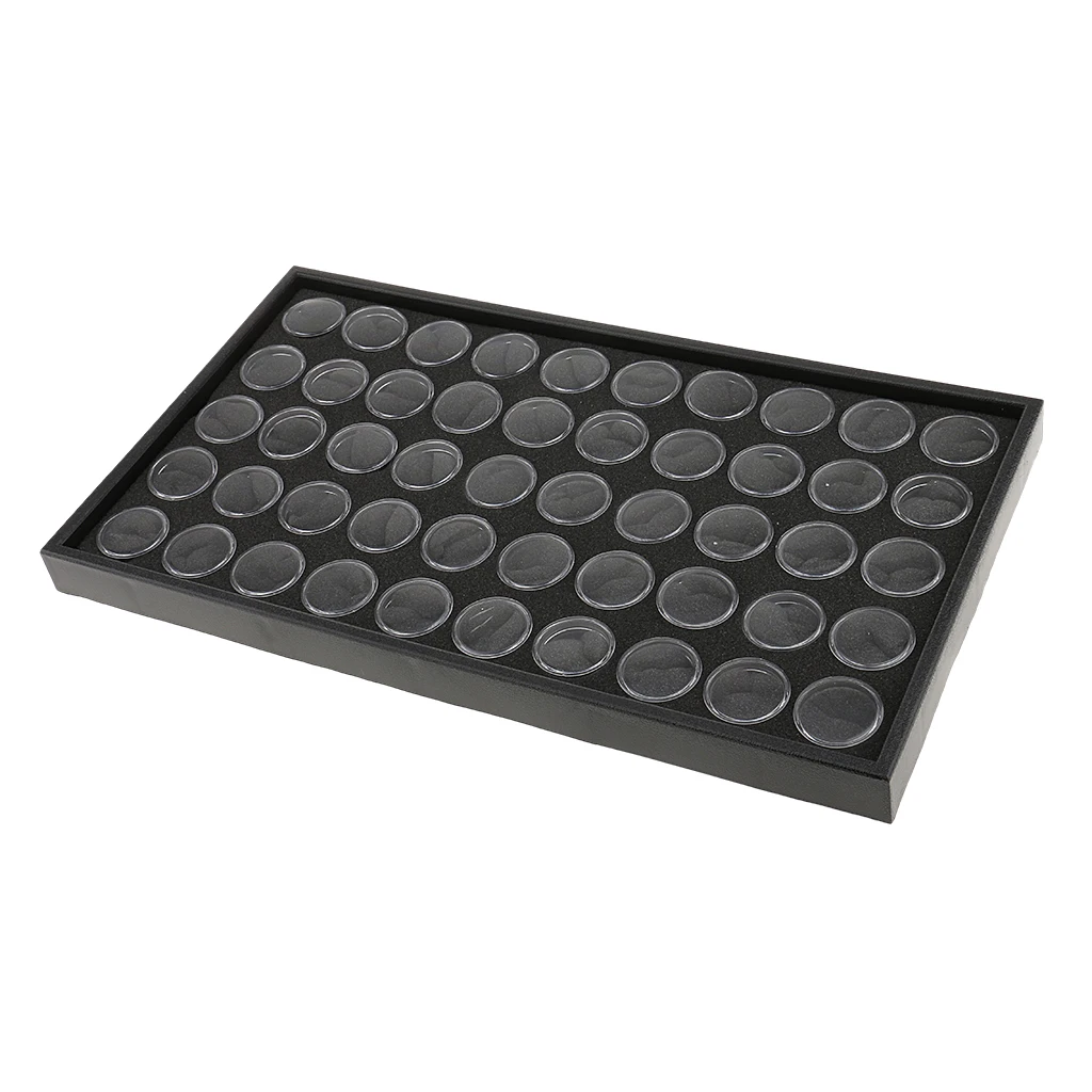 Pack 50 Grids Jewelry Nail Box Organizer Storage Container Nail Art Rhinestone Case, Small Size