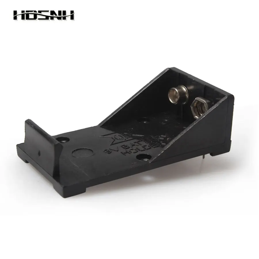 

1PCS 6F22 Buckle 9V Battery Clip Open Holder Storage Box Case With Pin No Cover No Switch