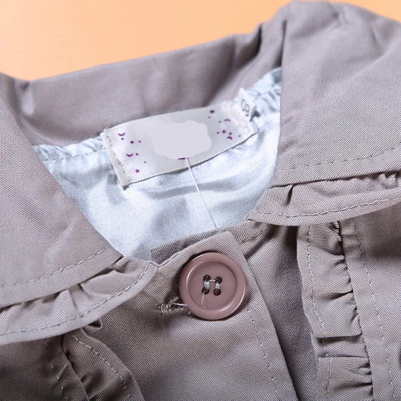 Autumn Trench Coats For Toddler Girls 4