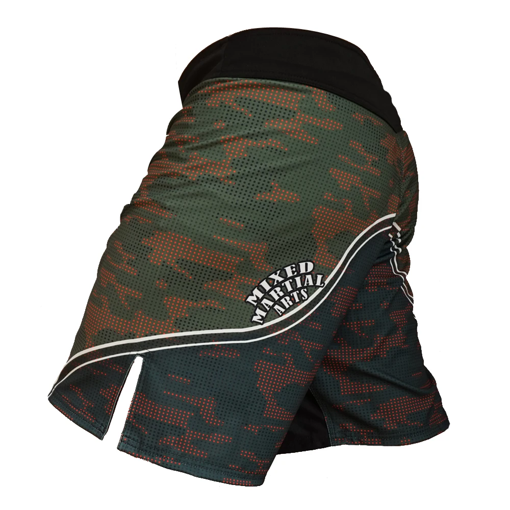 Camo fight mma trunk shorts muay одежда тайская kickboxing мужские спортивные брюки sanda grappling mma|mma