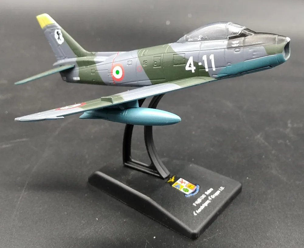 

rare Value LE 1: 100 Italian Air Force F-86E attack aircraft Alloy aircraft model Collection model Holiday gifts