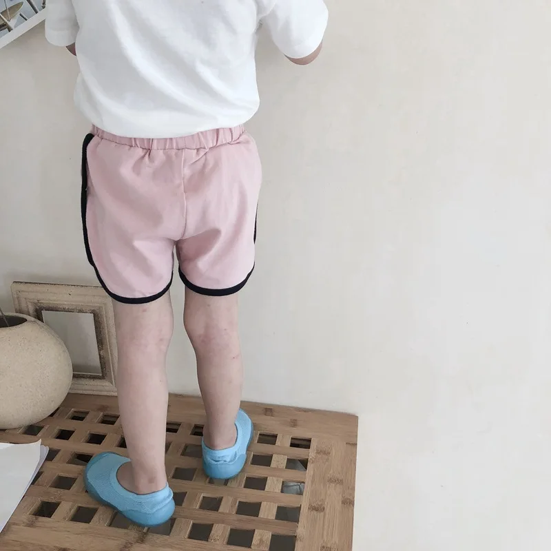 New Summer Baby Girls Sport Shorts Korean Style Kids Clothes Casual Pink Shorts