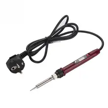 ЖК-дисплей цифровой Дисплей паяльник постоянной Температура Утюг Электрический паяльник 80 Вт 220 В ЕС Plug Мощность инструменты для сварщик