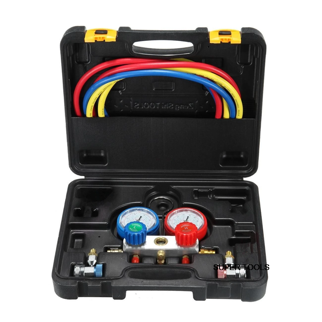 Car Air Conditioning Refrigeration Pressure Diagnostic Gauge Tool A/C
