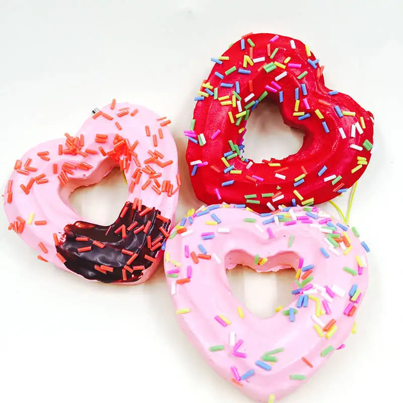 Lovely Donuts Unpack the toy Squishy Slow Rising Phone straps