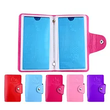 1 шт. Красота Девушка 24 слота Стикеры для ногтей штамповки пластины Ручка для мешка для хранения Чехол штамп сумка органайзер