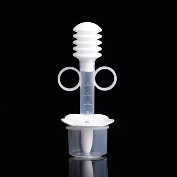 

5ml Baby Liquid Feeding Baby Medication Device Utensil Kid Given Medicines Infants Syringe Device Needle Style #10