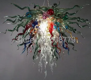 Buy Free Shipping Flower Shape Mini Murano Glass Rustic Chandelier