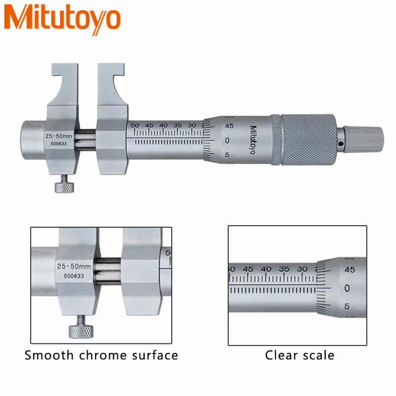Original Mitutoyo Inside Micrometer 145 185 145 186 Micrometers Screw Gauge 5 30 25 50mm 0 01mm Metric Internal 1pc Micrometers Aliexpress