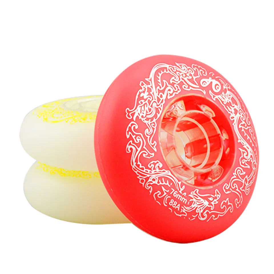 

Japy Skate 88~89A Dragon Roller Skating Wheels Professional Slalom Sliding Inline Skate Shoes Tires For SEBA Powerslide Patine