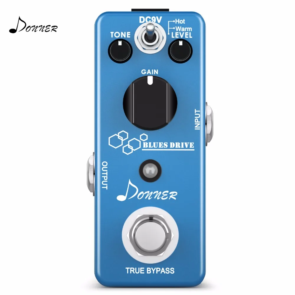 Kopen Donner Blues Drive Overdrive Gitaar Effect Pedaal 2 Modus Mini Elektrische Draagbare Gitaar Pedalen Onderdelen Accessoires