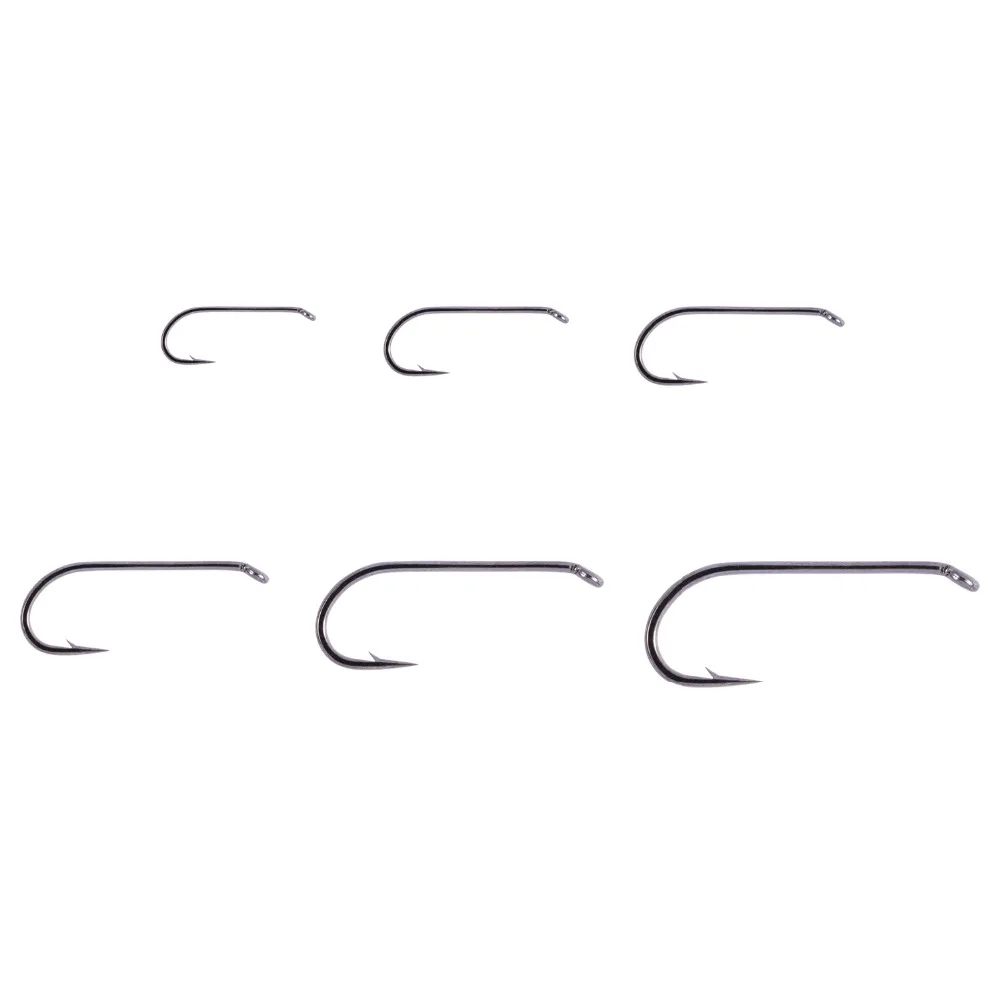Pesca com Mosca Sortimento com Caixa Carbono de Alta Bassdash 180 Pcs Universal Wet Fly Nymph Anzóis e 120 Pcs Barbless Ganchos Gabarito Aço Ganchos 9 High Quality Esporte e Lazer