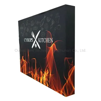 

Portable Digital Printed Tension Banner Fabric Pop Up Display Trade Show Advertisement Exhibition Stand Event Billboard