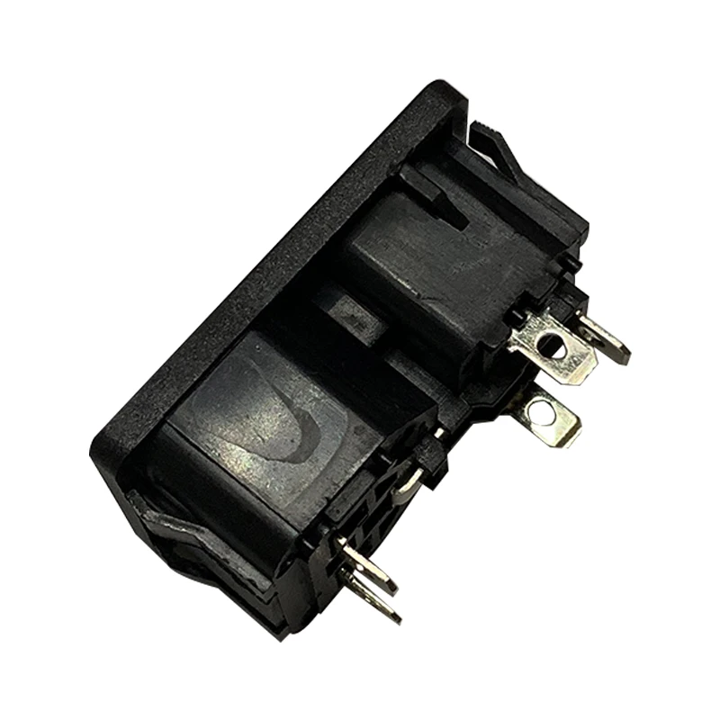 Шасси женский 3PIN IEC320 C13 C14 AC встроенный разъем адаптер с предохранителем